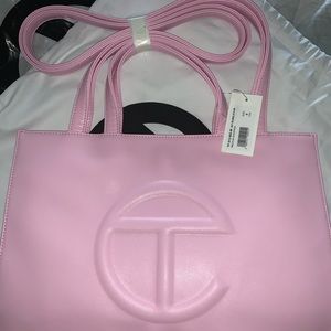 Bubblegum pink medium shopper